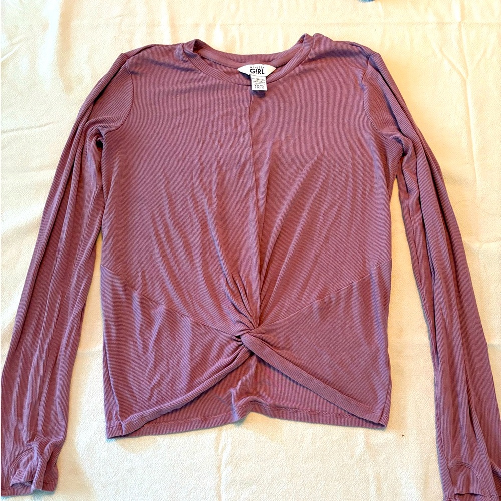 Athlete Girl ribbed long sleeve top